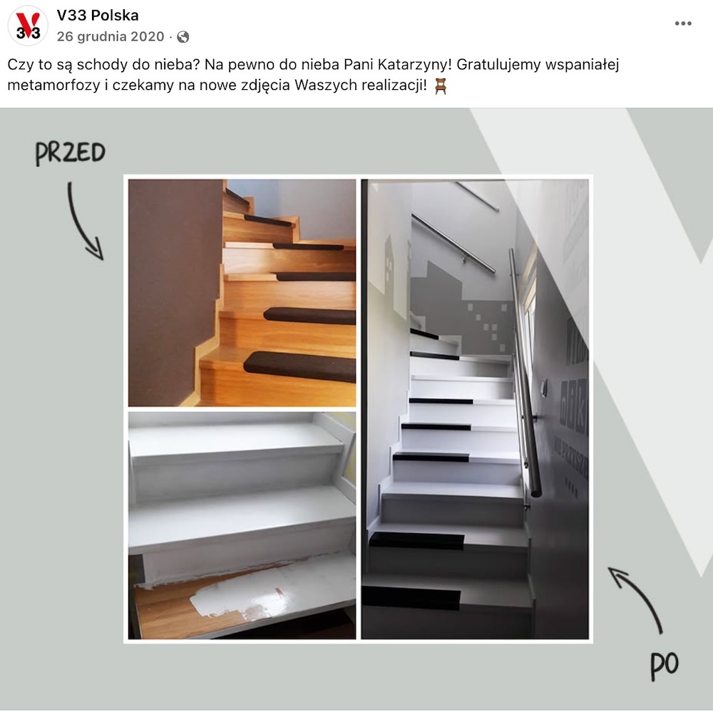 nowoczesna metamorfoza schodów 